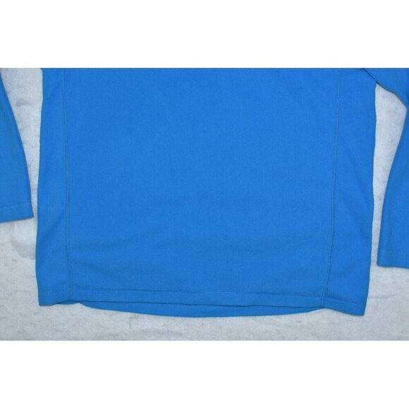 The North Face Classic Men's Sweatshirt Size L Blue Pullover Half Zip Fleece - Picture 5 of 12